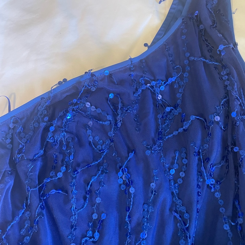 SHEIN Blue Sequin Embellished Shorts